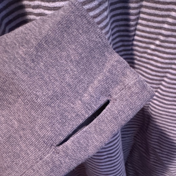 lululemon athletica Purple Striped Long Sleeve Top - Picture 4 of 5